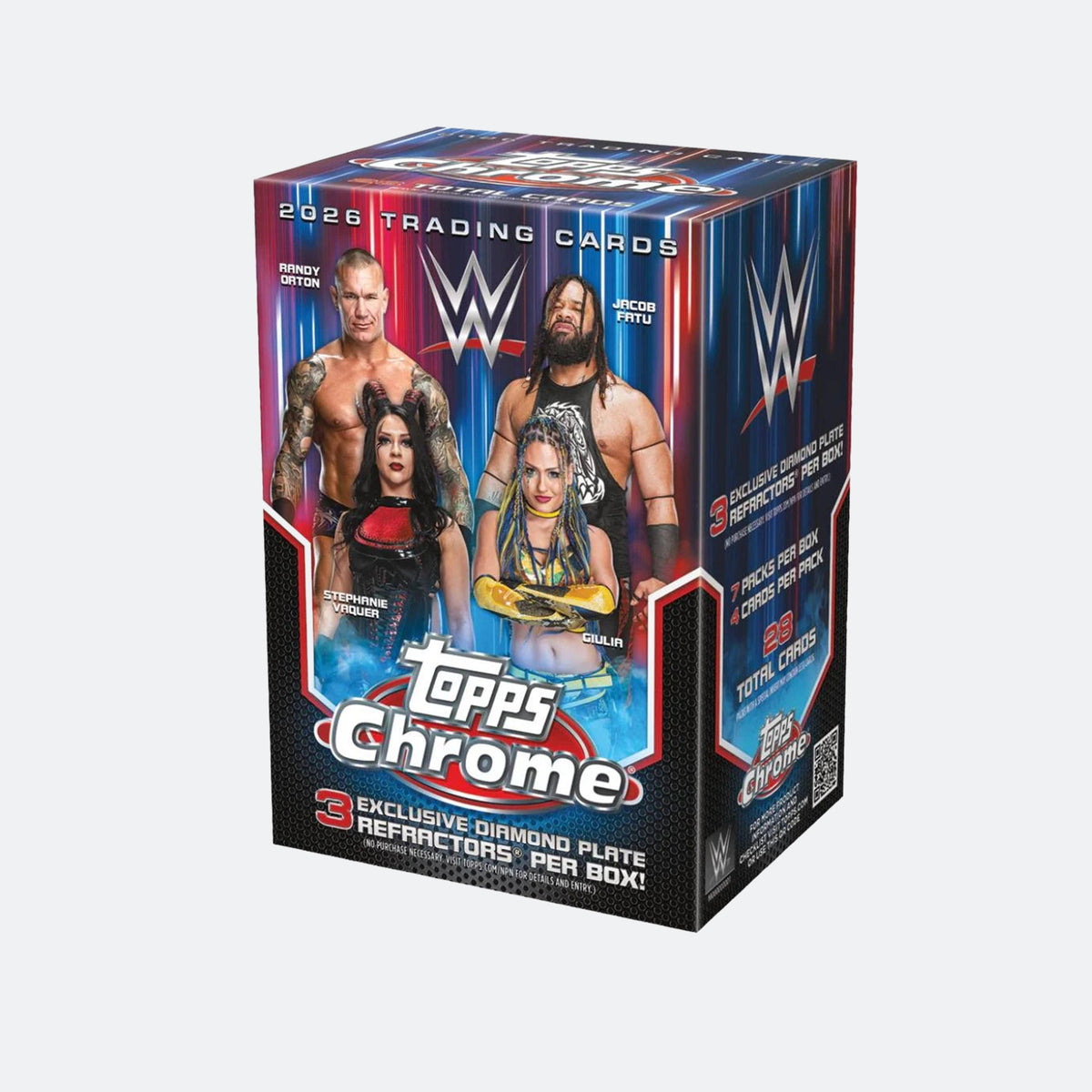 2026 Topps Chrome WWE Blaster Box