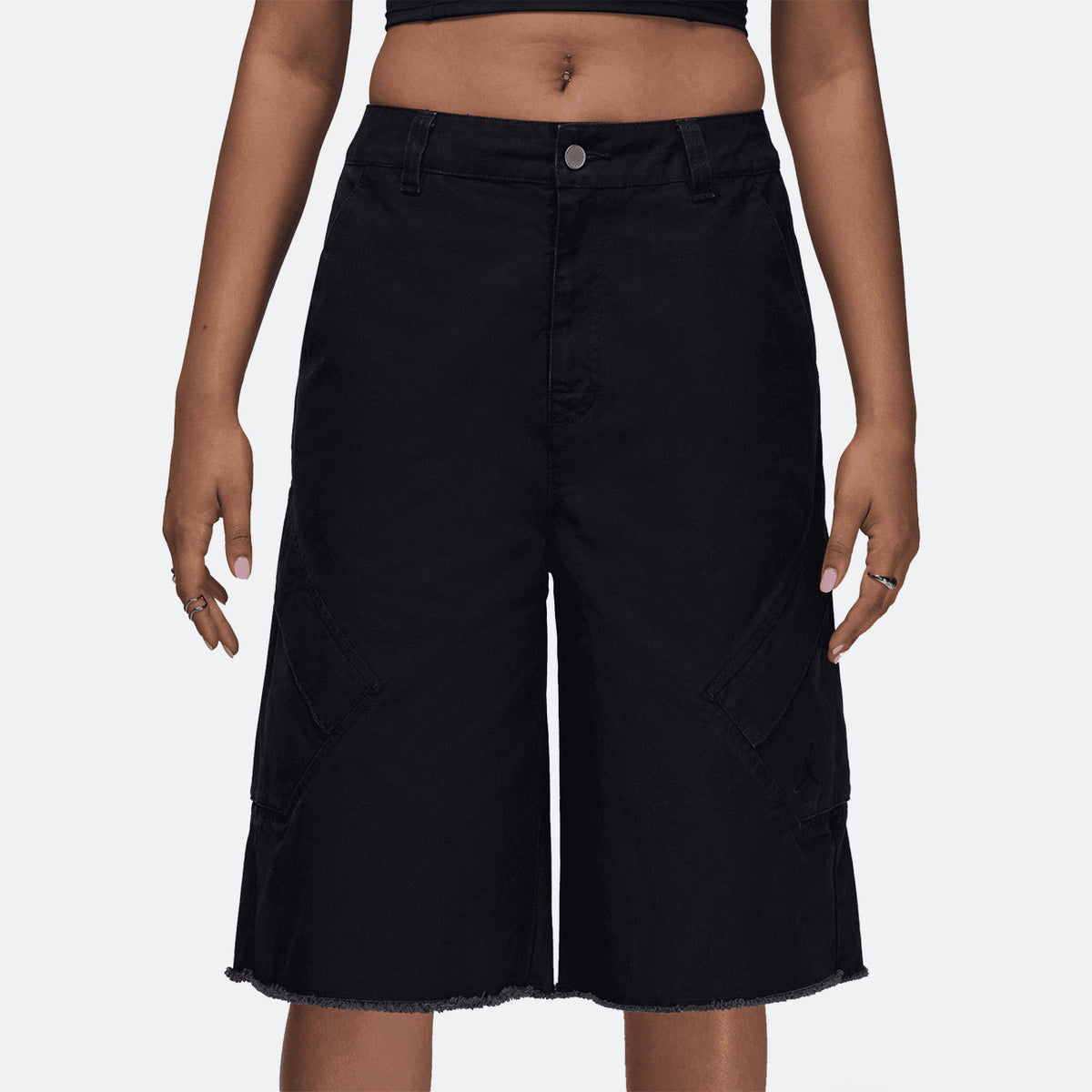 W Jordan Flight Chicago Big Shorts - Black