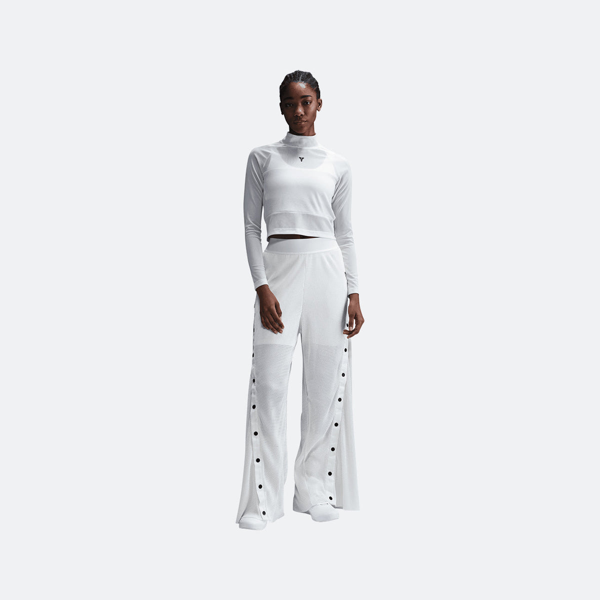 W Nike Kobe L/S Crop Top - Sail