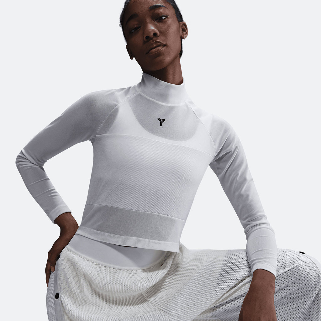 W Nike Kobe L/S Crop Top - Sail