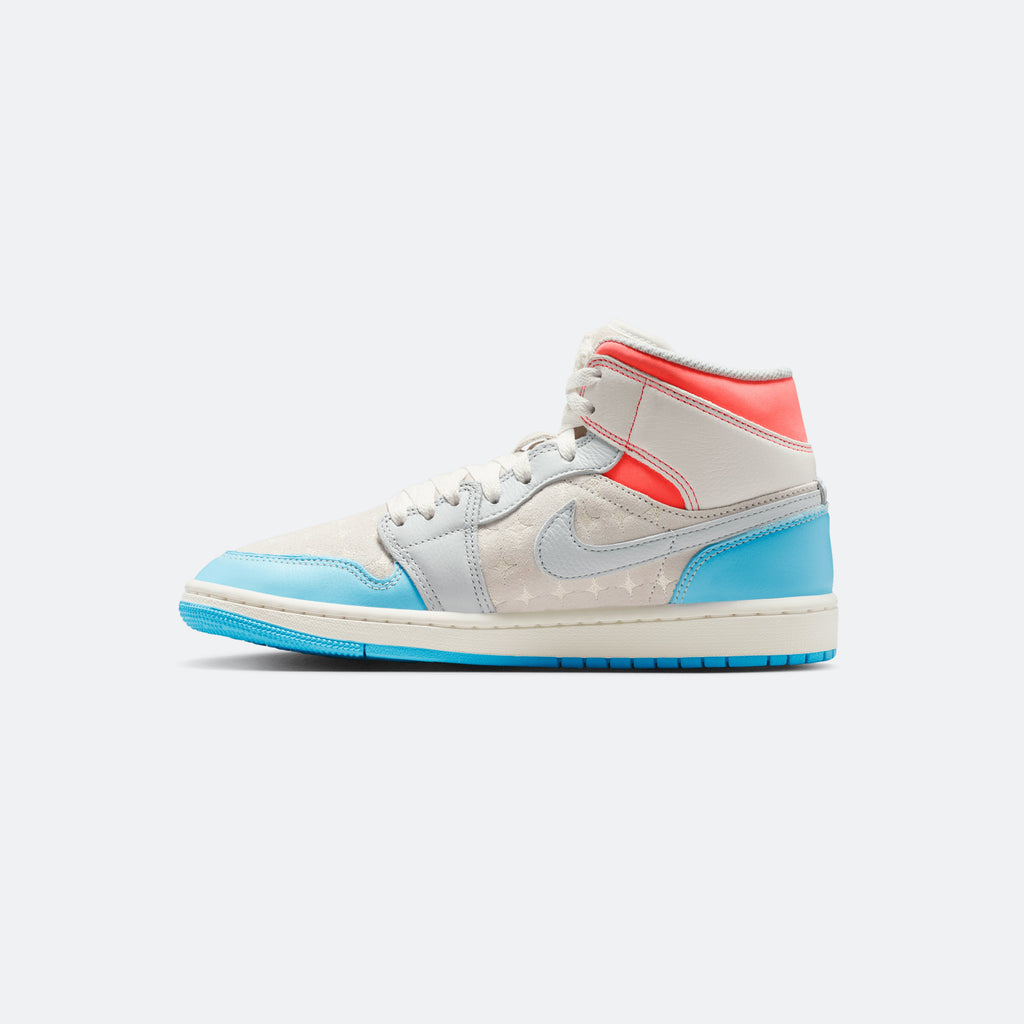 W Jordan 1 Mid "Hot Lava"