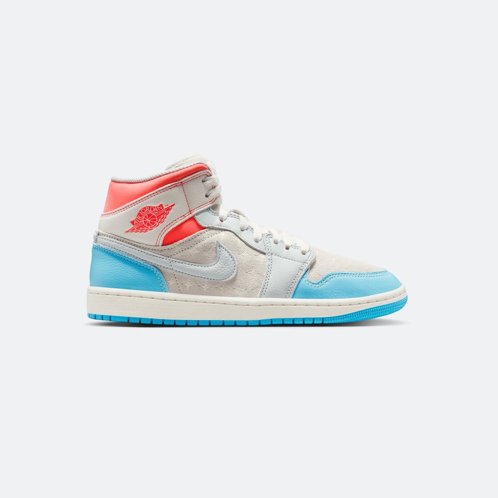 W Jordan 1 Mid "Hot Lava"