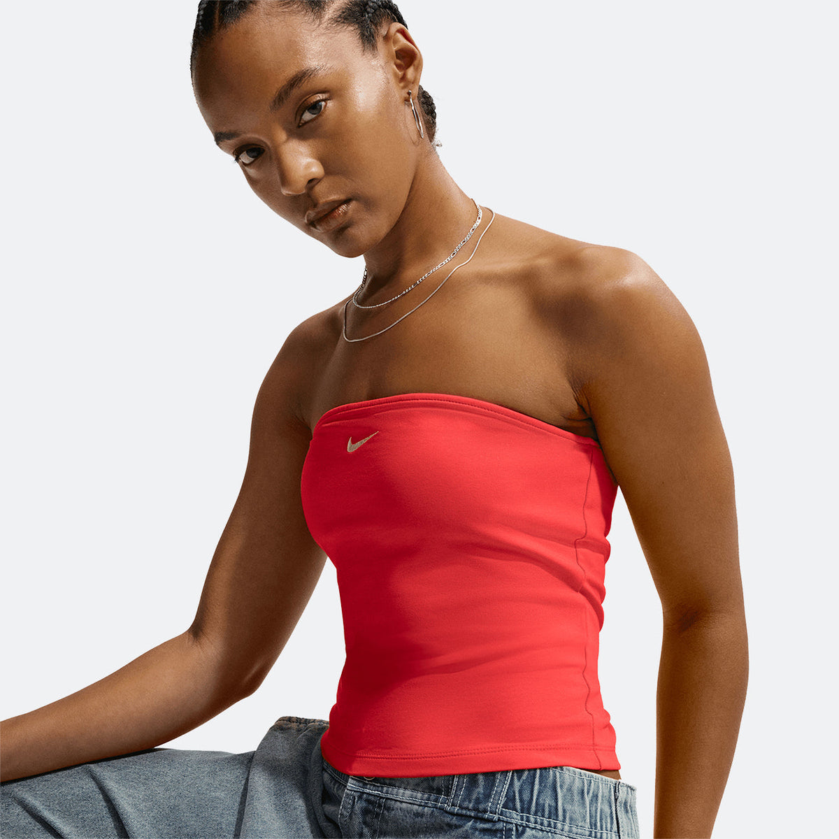 W Nike Sportswear Tube Top - Red