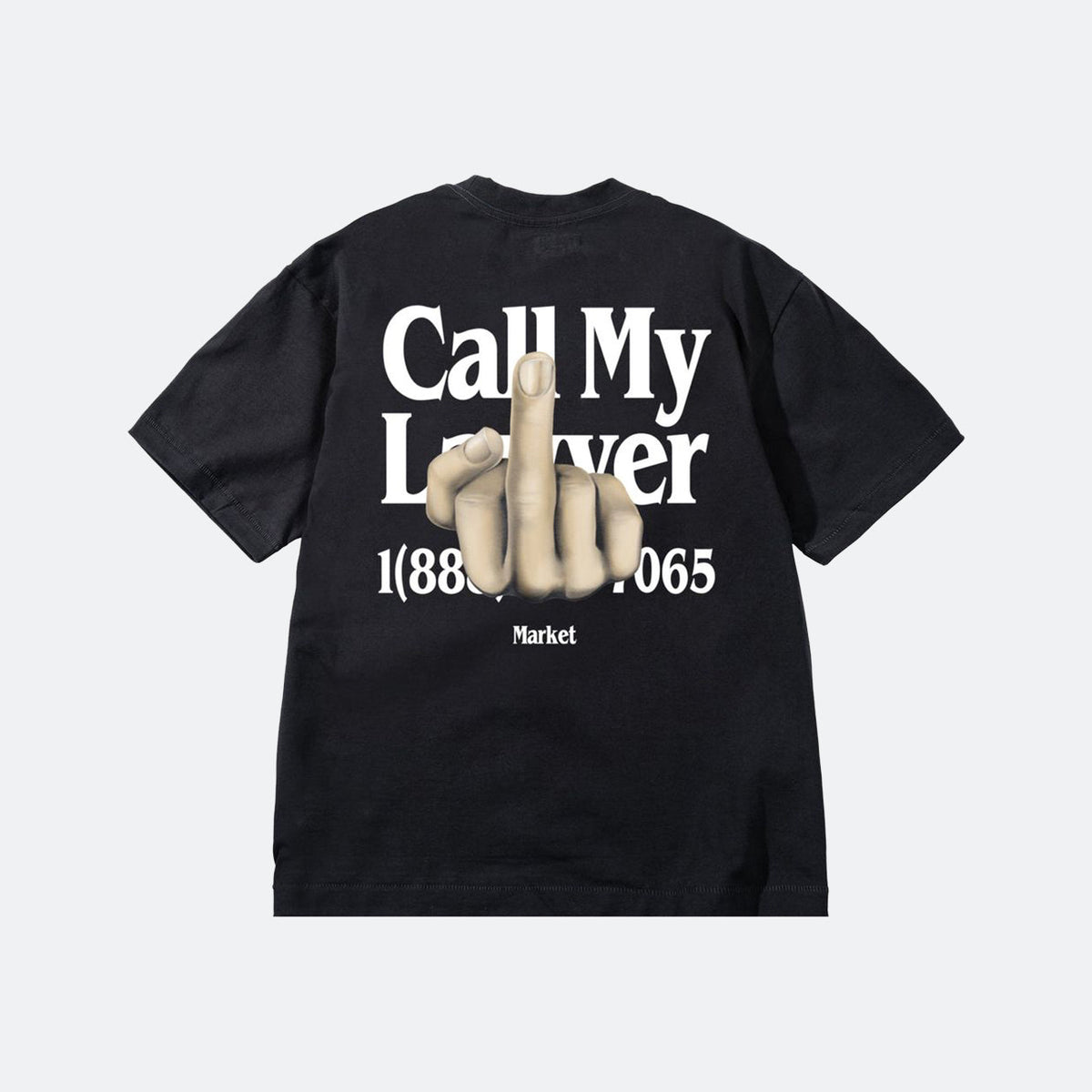 Chinatown Market Studios Flip The Bird T-Shirt - Black