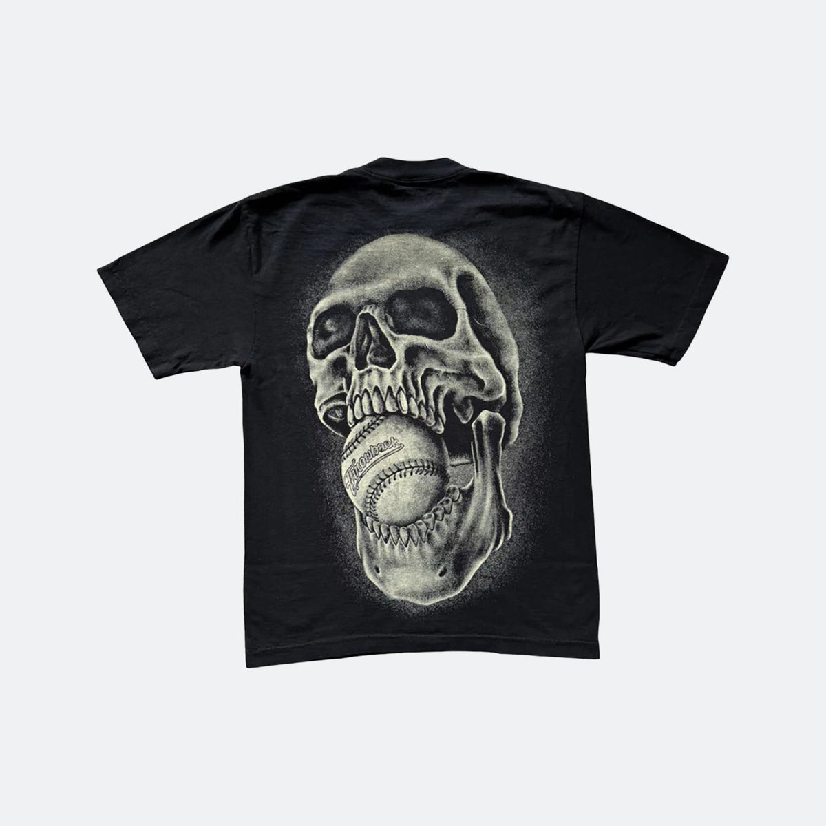 Throwback City 00s Baseball Mouth Tee - Mocha