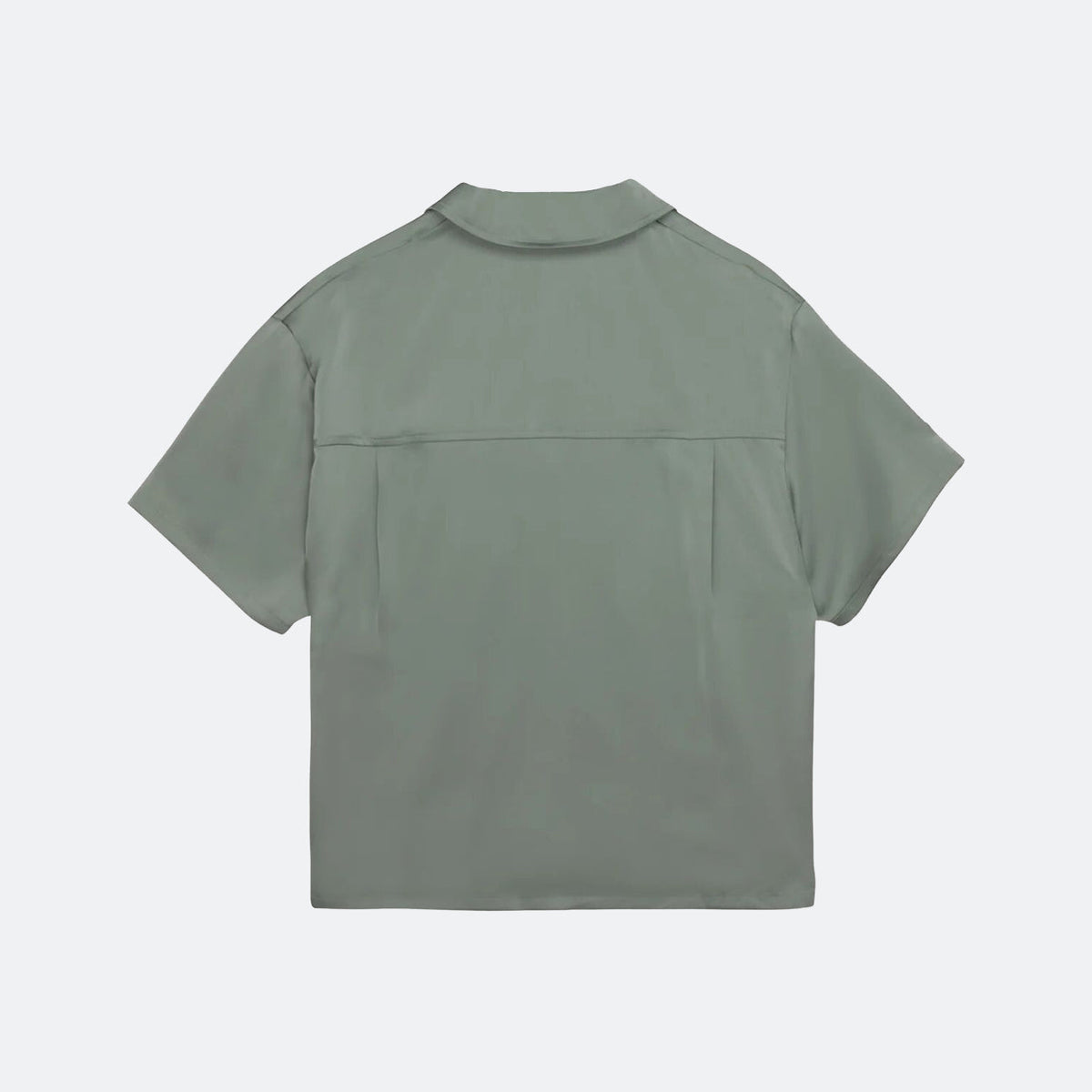 HTG Satin Chest Logo Camp Collar