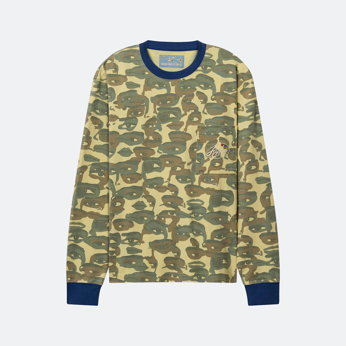 KidSuper Face Camo L/S Shirt