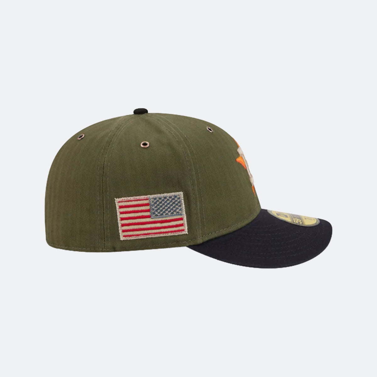 New Era Astros 5950 Low Profile "Army"